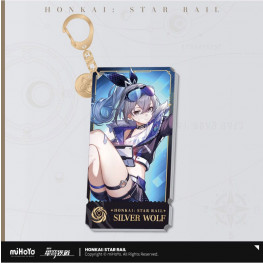 Honkai: Star Rail Character Acrylic klúčenka Silver Wolf 9 cm